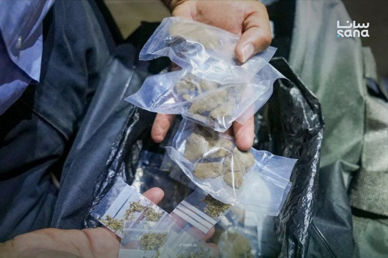 بين لبنان وسوريا... بالصور: ضبط شحنة من مادة الحشيش