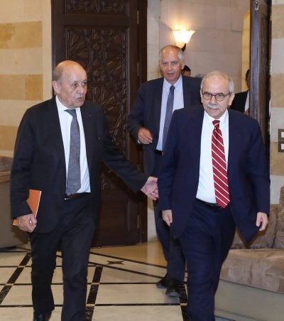ثلاثية سلام أمام لودريان... وفرنسا ملتزمة بدعم لبنان