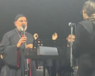 بِترنيمة "المسيح قام"... المطران يوسف سويف يختتم ثلاثية عيد الصليب في القبيات
