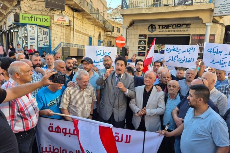 نضالنا سيستمر... الحاج حسن من اعتصام بعلبك: لن نضيّع حق المالك ولا المستأجر