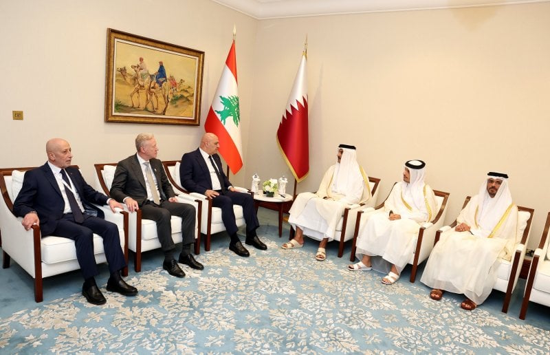زيارة رئاسية للدوحة... عون يجدد إدانة الاعتداء الإسرائيلي على قطر