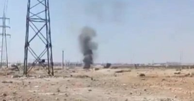 لم تُعرف طبيعته بعد… انفجار مجهول على طريق مطار حلب (فيديو)