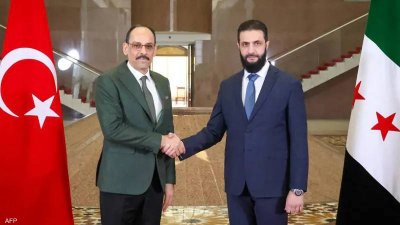 رئيس المخابرات التركية في دمشق للقاء الشرع وبحث ملفات أمنية
