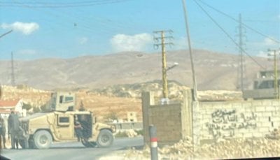 توتر في بعلبك… بالصور: الجيش يطلق النار على مطلوبين رفضوا التوقف