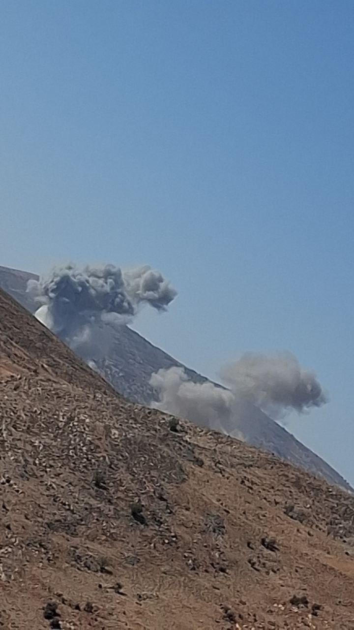 بالفيديو: سلسلة غارات تستهدف الشعرا في البقاع