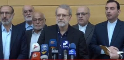 لاريجاني يكشف أحد أهداف زيارته إلى لبنان