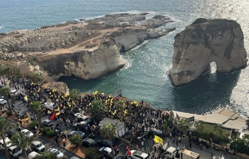 من انتحر على صخرة الروشة: الدولة أم "حزب الله"؟ 
