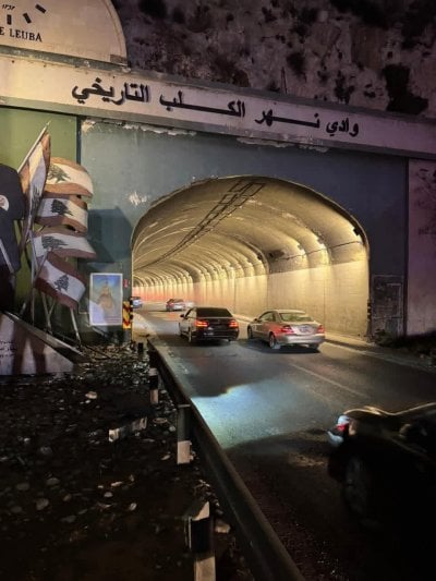 من 10 ليلاً... إقفال نفق نهر الكلب ليلتين بسبب أعمال الترميم