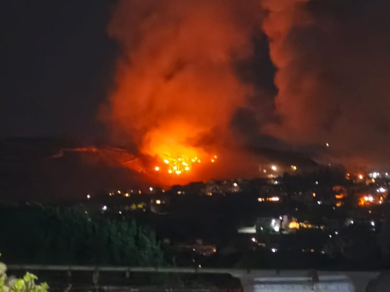 "زنّار ناري" فجرًا… بالفيديو والصور: غارات عنيفة تستهدف "علي الطاهر"