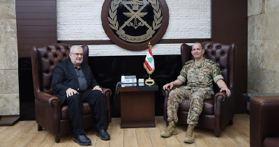 هيكل يستقبل رعد في اليرزة... بحث في الأوضاع العامة
