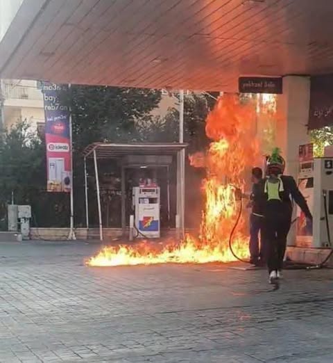 بالفيديو: حريق مفتعل في الكرك... وشركة "ميدكو" توضّح 