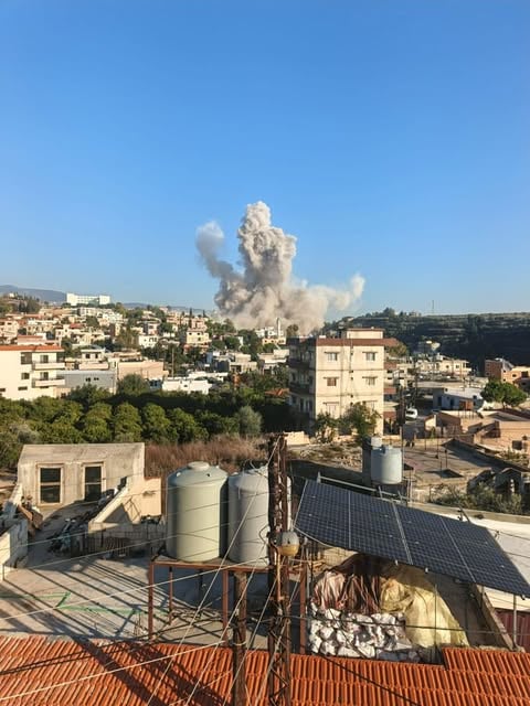 بالفيديو: غارتان إسرائيليتان تستهدفان بنعفول – قضاء صيدا