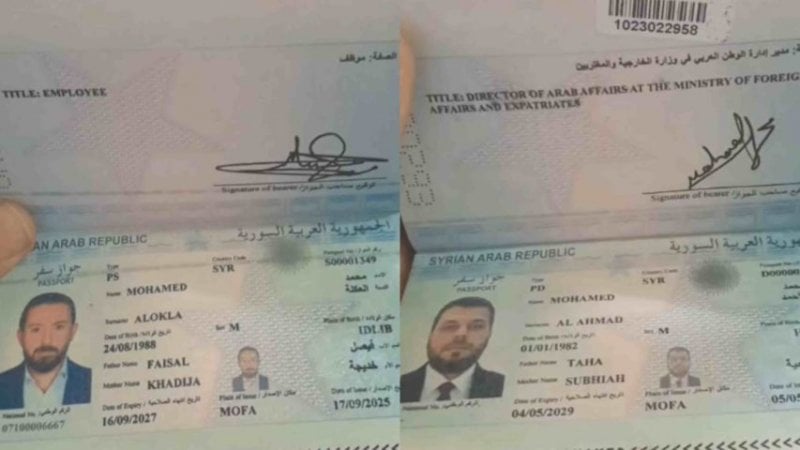 "الأمن" يكشف تفاصيل تسريب صور جوازات الوفد السوري