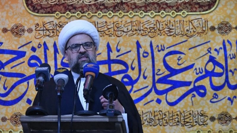 قبلان: لا مفاوضات مباشرة مع إسرائيل... والمقاومة ضمانة بقاء لبنان قبلان: لا مفاوضات مباشرة مع إسرائيل... والمقاومة ضمانة بقاء لبنان