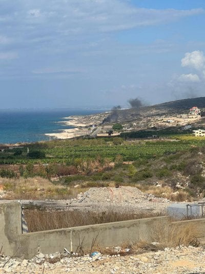 بالفيديو: غارة اسرائيلية تستهدف سيارة في بلدة الناقورة