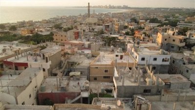 إطلاق قذيفة B7 فوق مخيم الرشيدية