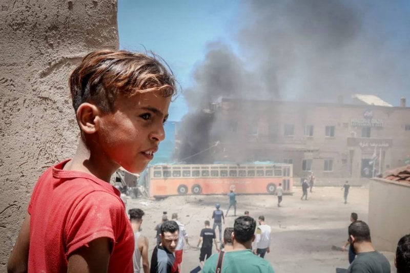 بين الركام والدمار...  مدارس مهدّمة وأطفال غزة بلا تعليم   بين الركام والدمار...  مدارس مهدّمة وأطفال غزة بلا تعليم