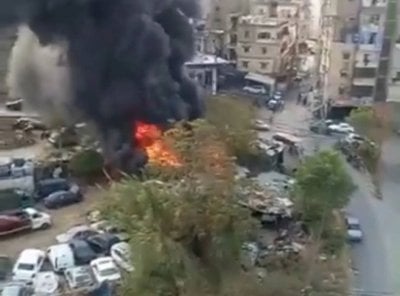 بالفيديو: حريق كبير في سدّ البوشرية قرب محطة مدكو