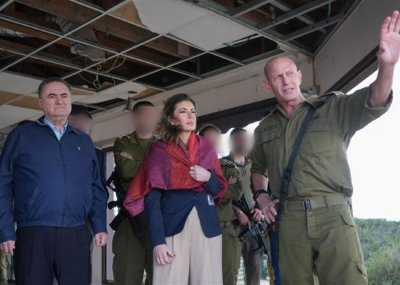 كاتس وأورتاغوس بجولة على الحدود اللبنانية عشية وصولها إلى بيروت