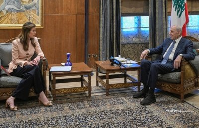 أورتاغوس في عين التينة بعيداً عن الإعلام... ما الطرح الجديد الذي تحمله؟
 أورتاغوس في عين التينة بعيداً عن الإعلام... ما الطرح الجديد الذي تحمله؟
