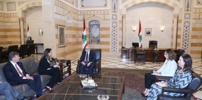 سلام يطالب أورتاغوس بدعم دولي عاجل لحصرية السلاح وللجيش (صور) سلام يطالب أورتاغوس بدعم دولي عاجل لحصرية السلاح وللجيش (صور)