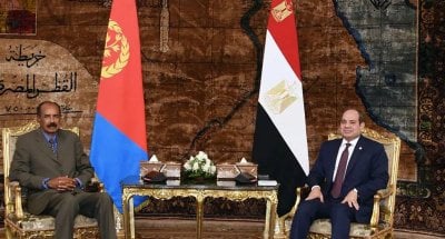 قمة السيسي – أفورقي... ملفات السودان والبحر الأحمر تتصدر المحادثات