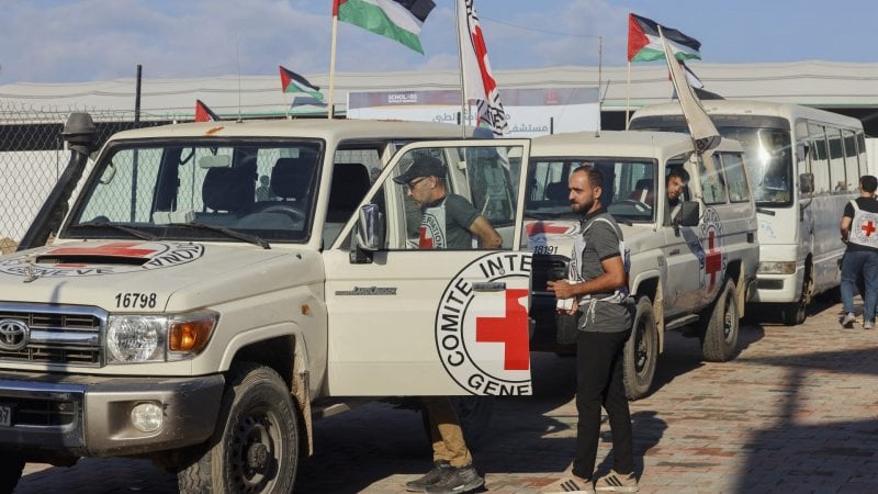 الصليب الأحمر يُسلّم إسرائيل رفات ثلاث جثامين
 الصليب الأحمر يُسلّم إسرائيل رفات ثلاث جثامين