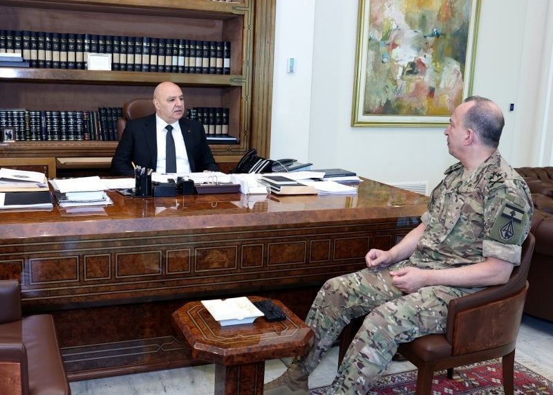 الرئيس عون يطلب من قائد الجيش التصدي لأي توغل اسرائيلي