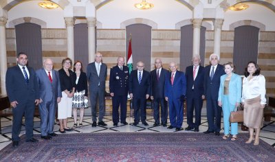 بالصور: سلسلة لقاءات لسلام في السراي