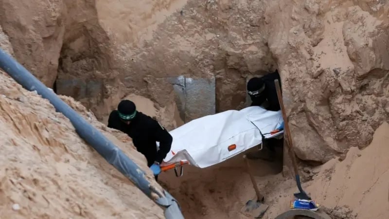 "اتفاق تبادل الأسرى"... إسرائيل تعلن تسلّم جثتي أسيرين من غزة  "اتفاق تبادل الأسرى"... إسرائيل تعلن تسلّم جثتي أسيرين من غزة