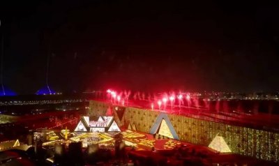 من قلب الأهرامات... بالفيديو والصور: مصر تبهر العالم بافتتاح المتحف الكبير