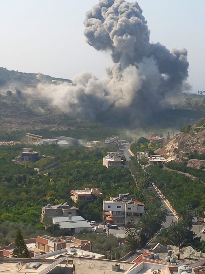 الكابينيت سيجتمع... إسرائيل تزعم استهداف ورشة تابعة لحزب الله في الجنوب (فيديو)