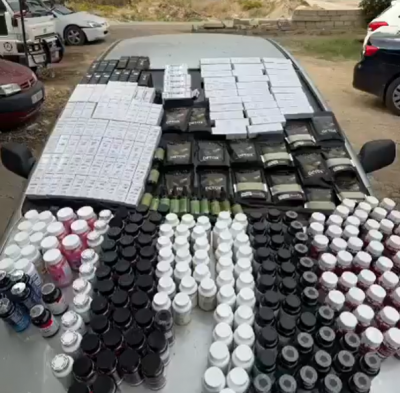 جمارك صيدا تحبط محاولة تهريب متممات غذائية مزوّرة داخل سيارة (فيديو)