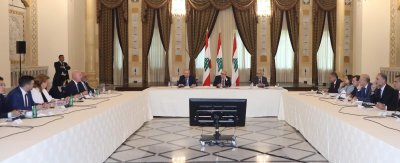  لبحث تسريع المشاريع... رسامني يشارك في اجتماع برئاسة سلام مع وفد البنك الدولي (صورة)