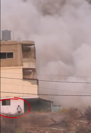 بلحظةٍ تحبس الأنفاس... مدني ينجو بأعجوبة من غارة إسرائيلية في طيردبا! (فيديو)