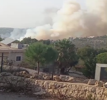 حريق ضخم يلتهم أحراج المطلة في الشوف... الأهالي يناشدون (فيديو)
