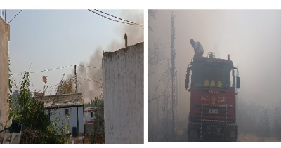 قنابل حارقة تشعل حرائق في الجنوب... ومخلفات تفجيرية تهدّد فرق الإطفاء