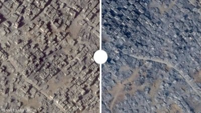 غزة تحت الأنقاض... صور فضائية تفضح تدمير إسرائيل داخل 