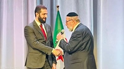 فيديو يثير الجدل: الشرع في حضرة حاخام! 