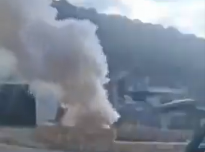 الجيش الإسرائيلي يرمي قنبلة باتجاه الساحة في العديسة (فيديو)