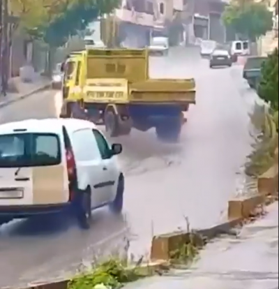 استغلّ الأمطار لقيادة الشاحنة بتهوّر… مفرزة سير زغرتا توقف ابن الـ18 عامًا (فيديو)