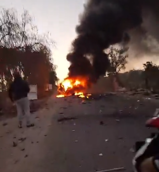 مسيرة اسرائيلية تستهدف سيارة في بليدا (فيديو وصور)