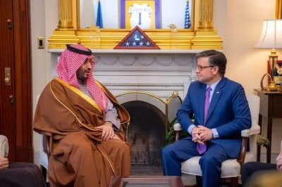 محمد بن سلمان في جولة سياسية داخل الكونغرس (صور)