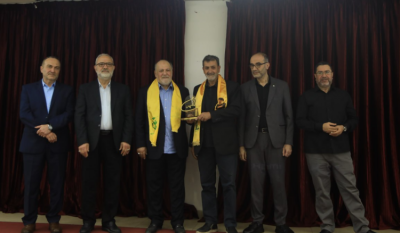 حارة حريك تكرّم عوائل الشهداء… وعمّار يؤكد الإصرار على إجراء الانتخابات في موعدها