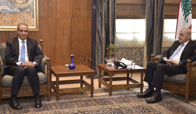 "أجندتنا واضحة"... عبد العاطي من عين التينة: نتواصل مع جميع الأطراف اللبنانية