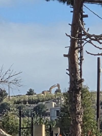 على مرأى من الأهالي… بالفيديو: أعمال تجريف اسرائيلية في الجنوب