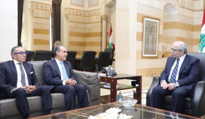 وزير الخارجية المصري من السراي الحكومي: مصر ستبذل كل جهد ممكن لحماية لبنان