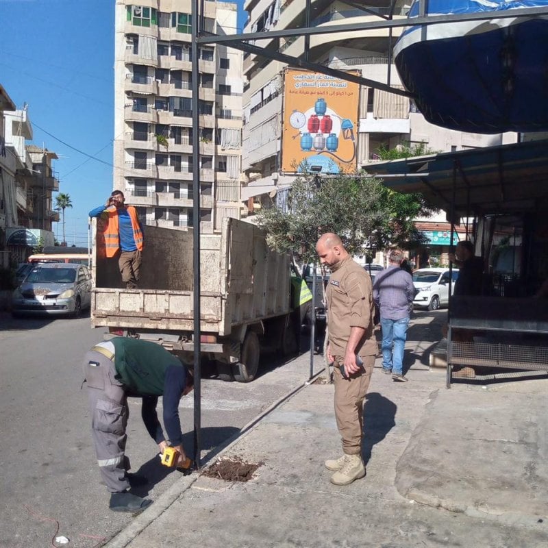 حركة ناشطة في صيدا… حملة متواصلة لإزالة التعديات والمخالفات