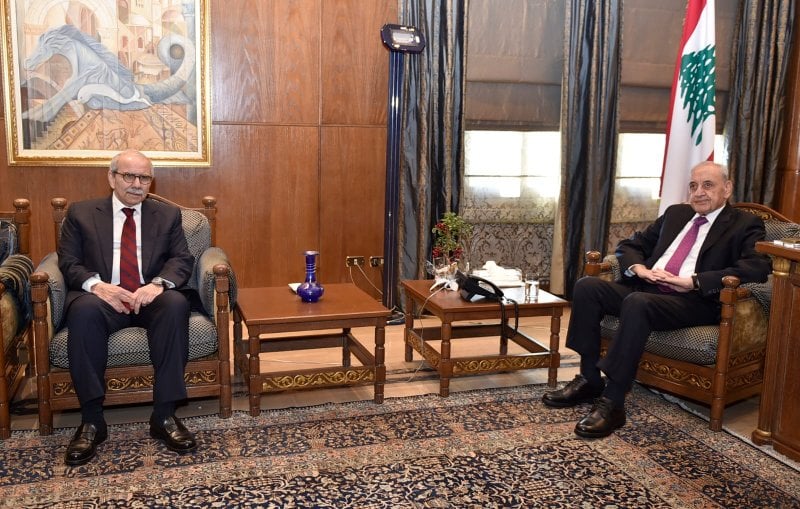 حراك سياسي لافت: بري يجتمع بسلام ويستقبل السفير البريطاني (صورة)