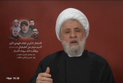 كتاب إلى البابا... قاسم يطالب الحكومة بواجباتها: منع العدو من الإستقرار 